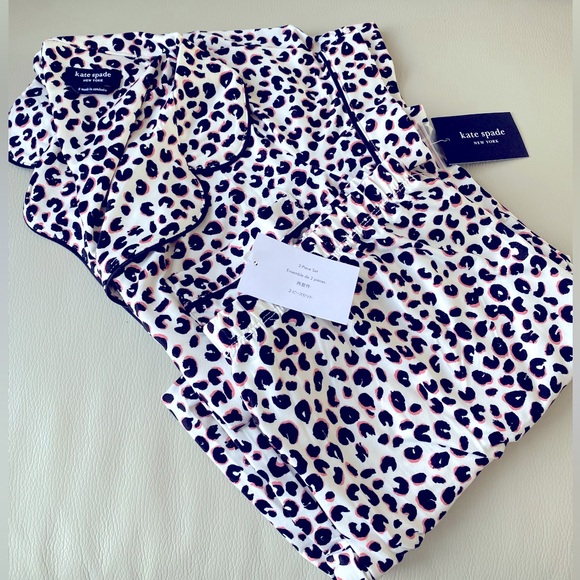 kate spade Other - Kate spade animal print pajama set